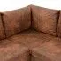 Szczegółowe zdjęcie nr 7 produktu Selwa 2 Sofa narożna, tkanina, brąz
