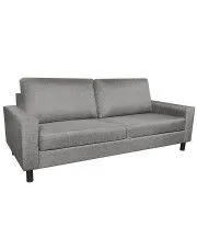 Stylowa trzyosobowa jasnoszara sofa - Izarra 3X w sklepie Edinos.pl