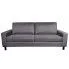 Stylowa trzyosobowa ciemnoszara sofa Izarra 3X