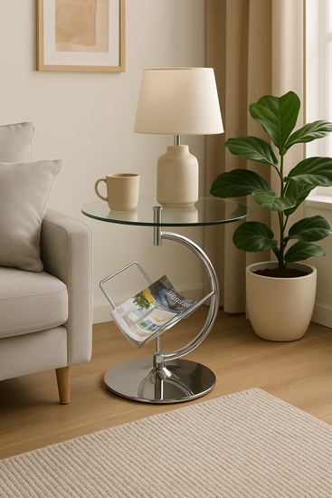 aranzacja wnetrza ze stolikiem 