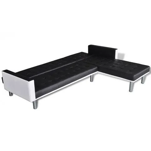 Rozkładany czarny narożnik Lorea 5Q