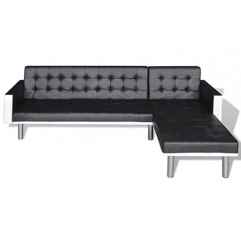 Rozkładany czarny narożnik Lorea 5Q