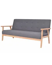 Ciemnoszara sofa do salonu - Estelle w sklepie Edinos.pl