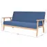 Estelle sofa z drewnianą ramą