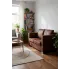 Przytulna brązowa sofa dwuosobowa Pelagio 2Q