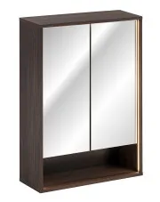 Szafka wisząca z lustrem Dąb Ristretto - Raventia 6X 60 cm w sklepie Edinos.pl