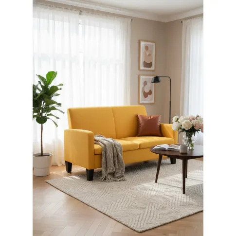 Fotografia Stylowa kanapa Ezorep 2Q - żółta z kategorii Kanapy i sofy