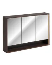 Szafka wisząca z lustrem Dąb Ristretto - Raventia 6X 120 cm w sklepie Edinos.pl