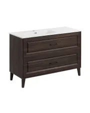 Zestaw łazienkowy szafka z umywalką Dąb Ristretto - Raventia 7X 120 cm w sklepie Edinos.pl