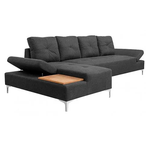 Fotografia Sofa narożna Kazja 3T - ciemnoszara z kategorii Wypoczynki