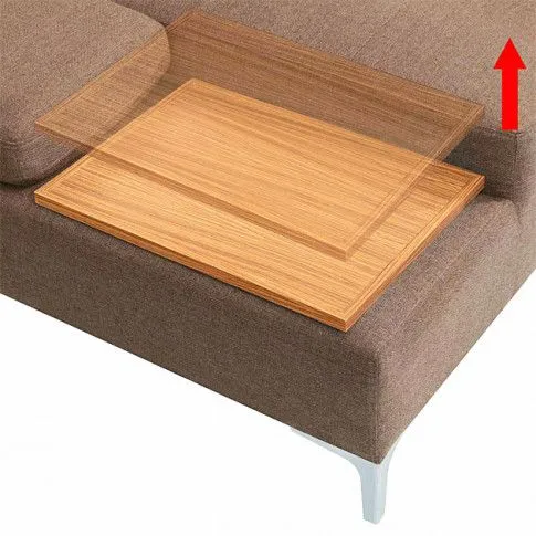 Szczegółowe zdjęcie nr 5 produktu Kanapa narożna Kazja 4T - brązowa