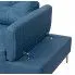 Szczegółowe zdjęcie nr 6 produktu Sofa narożna Kazja 5T - niebieska