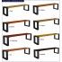Fotografia Drewniana ławka klasyczna Norin 3X Black 150cm - 8 kolorów  z kategorii Ławki ogrodowe