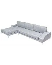 Nowoczesna jasna sofa Alvena 2F - kremowy szary