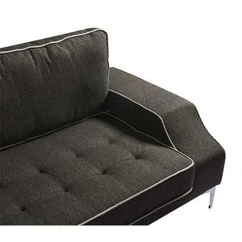Szczegółowe zdjęcie nr 8 produktu Nowoczesna sofa narożna Olena 3F - antracyt