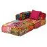 Szczegółowe zdjęcie nr 6 produktu Sofa Patchwork modułowa 2-osobowa Montanex 3D - kolorowa