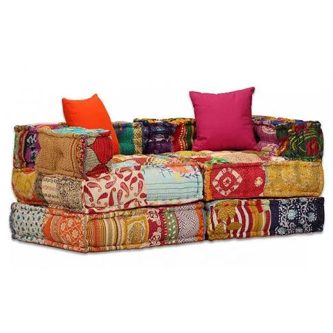 Zdjęcie produktu Sofa Patchwork modułowa 2-osobowa Montanex 3D - kolorowa.