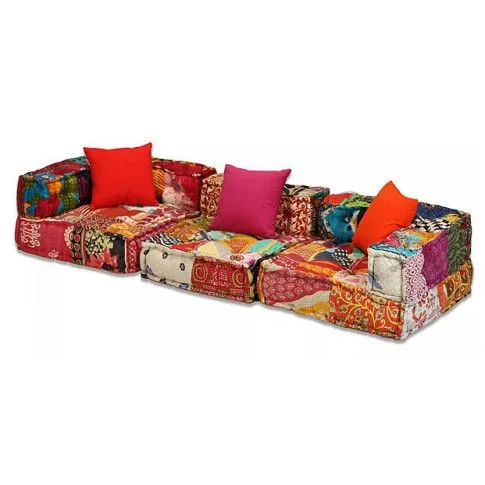 Szczegółowe zdjęcie nr 5 produktu Patchworkowa modułowa sofa Montanex 5D