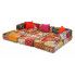 Fotografia Patchworkowa modułowa sofa Demri 5D z kategorii Kanapy i sofy