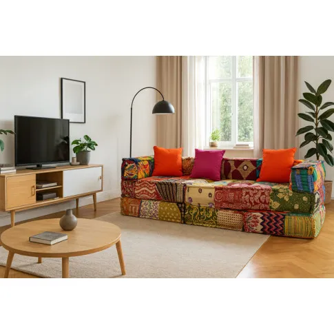 Szczegółowe zdjęcie nr 11 produktu Patchworkowa modułowa sofa Montanex 5D