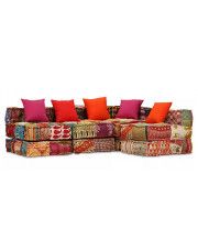 Modułowa sofa patchworkowa Demri 6D w sklepie Edinos.pl