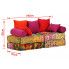 Szczegółowe zdjęcie nr 9 produktu Modułowa sofa patchwork Demri 2D