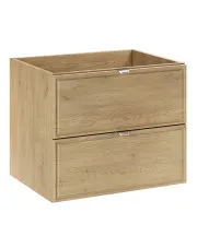 Wisząca szafka pod umywalkę Dąb Cremona - Veridra 4X 60 cm w sklepie Edinos.pl