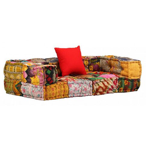 Zdjęcie produktu 2-osobowa modułowa sofa patchwork Demri 1D.