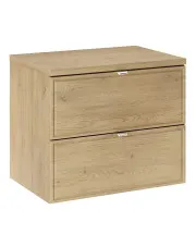 Wisząca szafka pod umywalkę z szufladami - Veridra 5X 60 cm w sklepie Edinos.pl