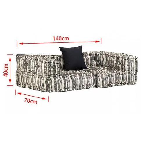 Sofa modułowa Demri D1 w paski