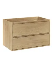 Szafka łazienkowa pod umywalkę Dąb Cremona - Solvane 4X 80 cm w sklepie Edinos.pl