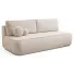 Kremowa szenilowa sofa do salonu Gienne 3X