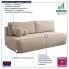 Sofa szenilowa Gienne 3X beż
