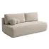 Beżowa rozkładana sofa boucle Gienne 5X