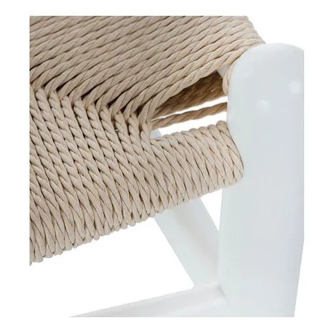 Szczegółowe zdjęcie nr 4 produktu Krzesło typu hałas Ermi - białe