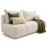 Kremowa sofa nowoczesna boucle z funkcją spania - Emiero 3X