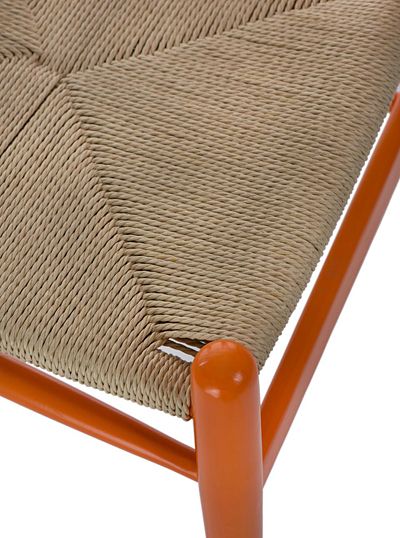 Stylowe krzesło Ermi - pomarańczowe