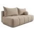 Beżowa szenilowa sofa rozkładana Emiero 4x