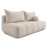 Kremowa szenilowa sofa z pojemnikiem Emiero 4X