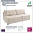 Kremowa sofa szenilowa Peraxi 4X 