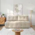 Salon z kremowa szenilowa sofa Peraxi 4X