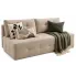 Beżowa szenilowa sofa Peraxi 4X rozkładana