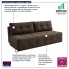 Sofa mocca boucle Peraxi 3X
