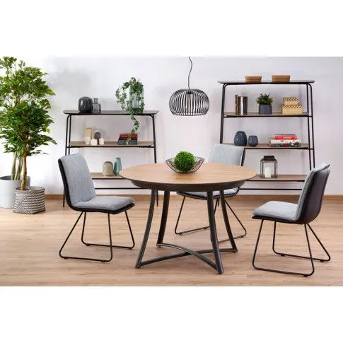 Szczegółowe zdjęcie nr 4 produktu Krzesło tapicerowane Silan - popielate