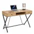 Nowoczesne biurko loftowe dąb artisan 120 cm - Arvello