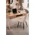 Aranżacja wnętrza z biurkiem dąb artisn biały Arvello