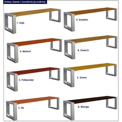 Szczegółowe zdjęcie nr 4 produktu Nowoczesna ławka Norin 3X Kiterio 150cm - 8 kolorów