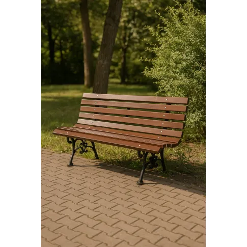 Szczegółowe zdjęcie nr 5 produktu Elegancka ławka parkowa - Sivo 4V