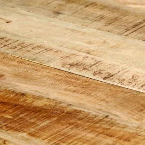Szczegółowe zdjęcie nr 5 produktu Stół industrialny z drewna mango Nimo 2X – jasnobrązowy