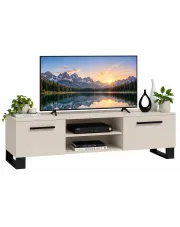 Kaszmirowa niska szafka RTV 120 cm - Awerte 3X w sklepie Edinos.pl